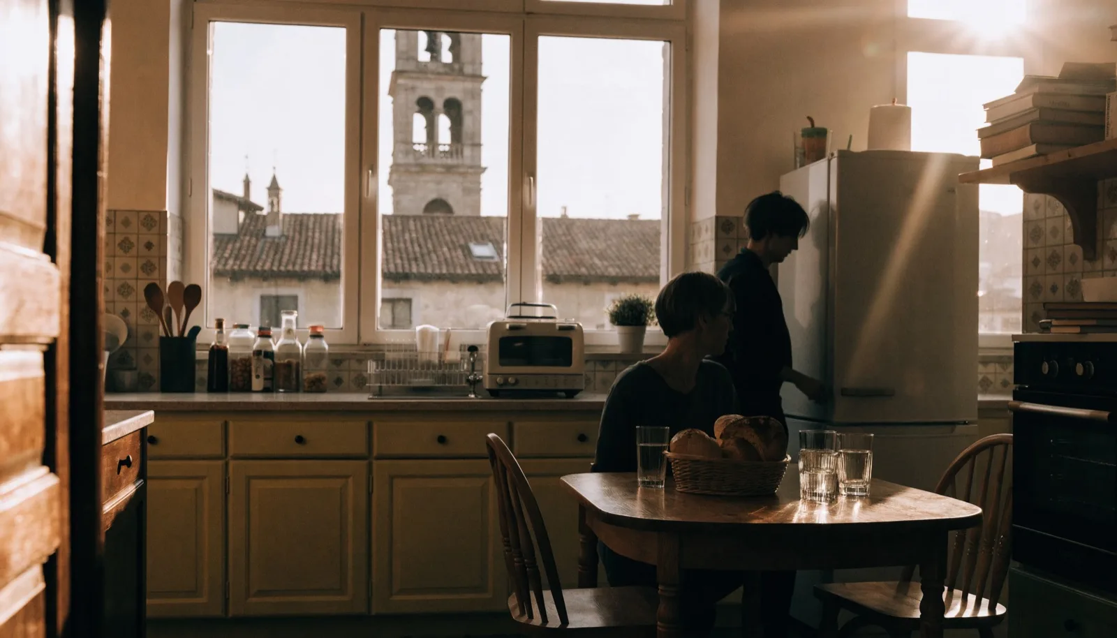Scena editoriale a Bergamo, atmosfera domestica calda